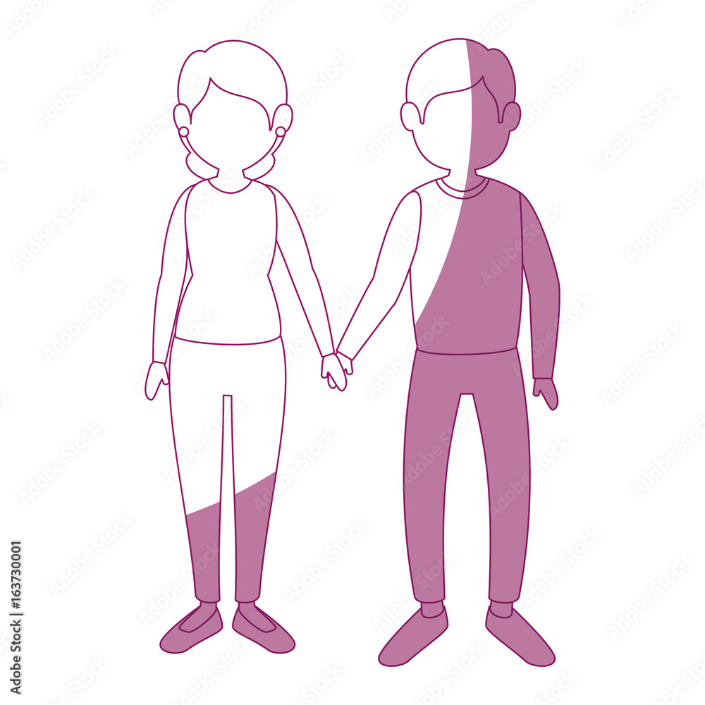 couple in love icon over white background vector illustration couple in love icon over white background vector illustration