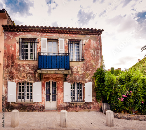 Old house on the coast.