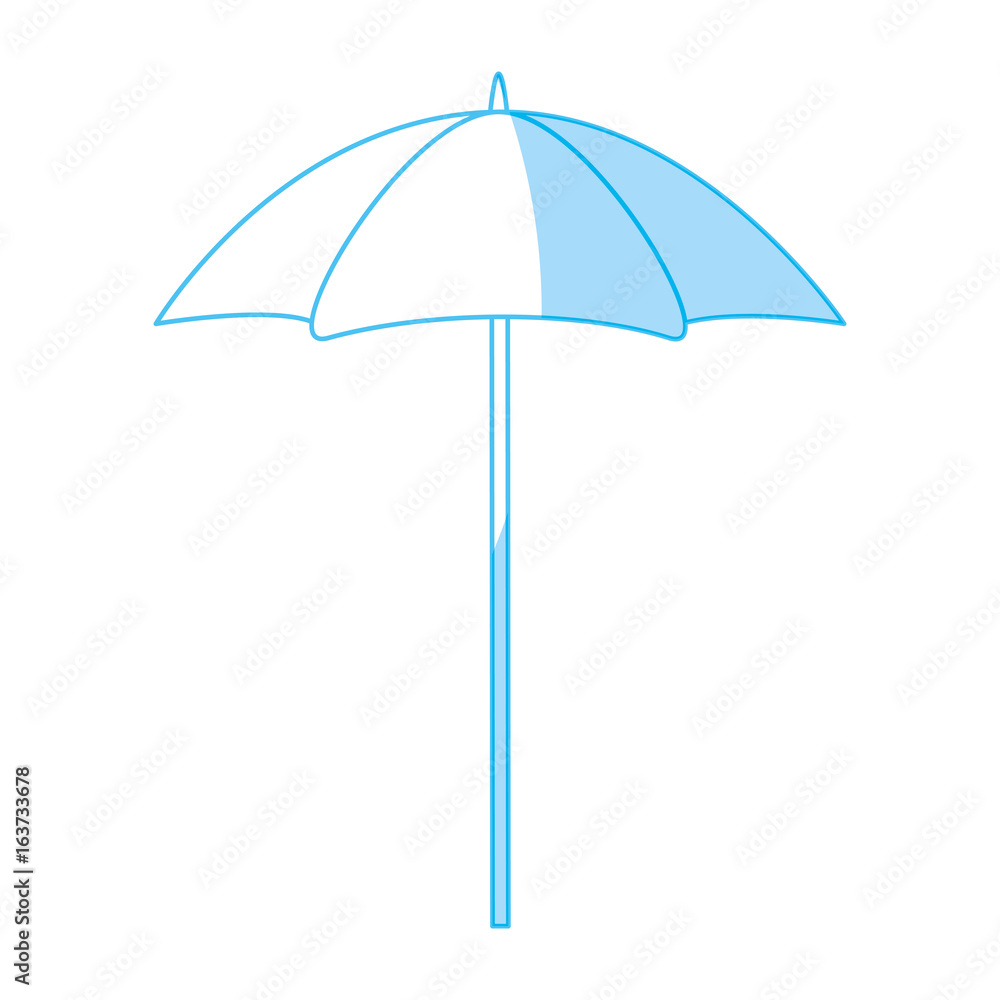 Beach umbrella isolated icon vector illustration graphic design Beach umbrella isolated icon vector illustration graphic design