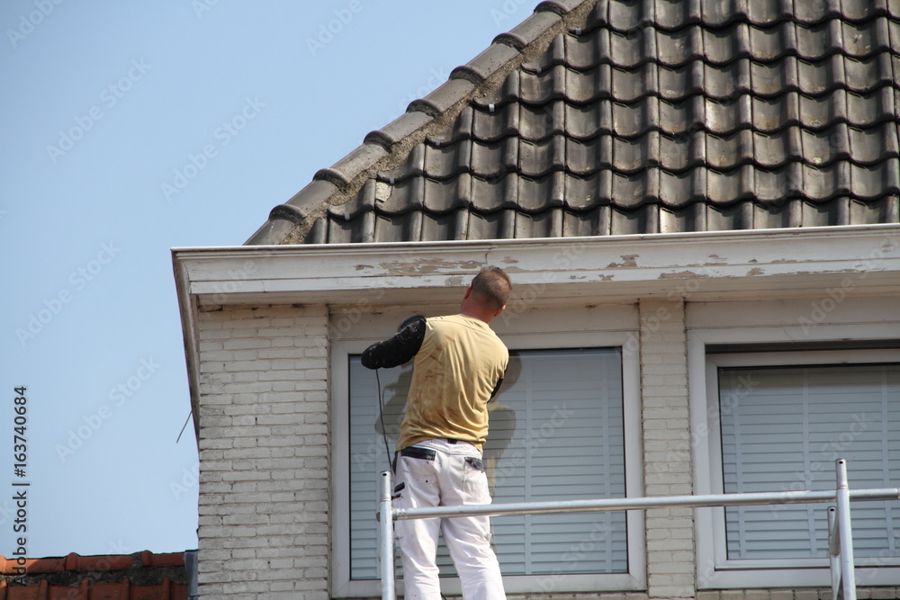 Arbeiter am Dach Arbeiter am Dach