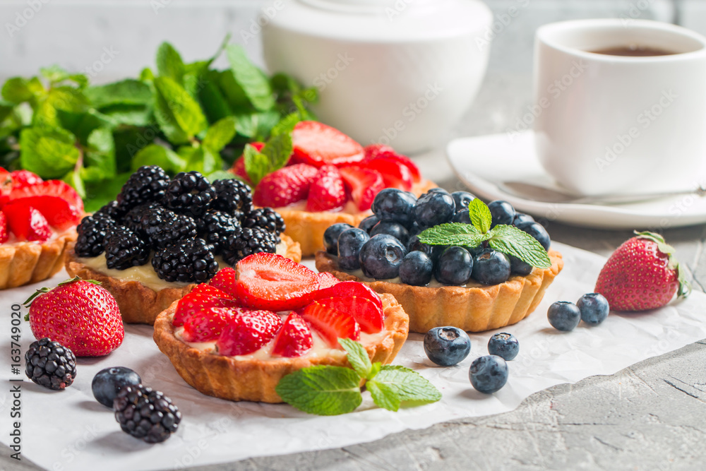 Fresh homemade berrie tarts Fresh homemade berrie tarts