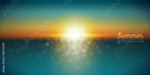 Coucher de soleil vectoriel 1