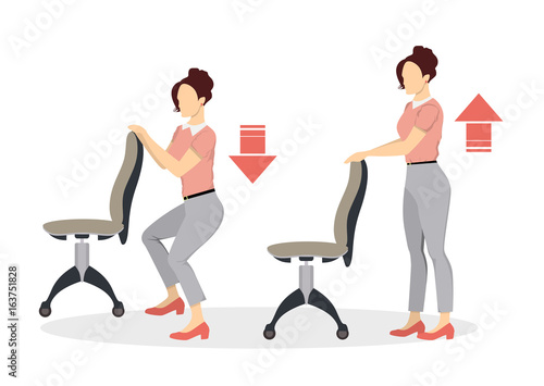 Sport exercises for office.