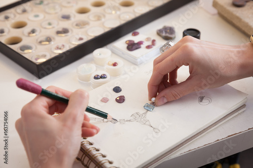 Quadro su tela Goldsmith at work