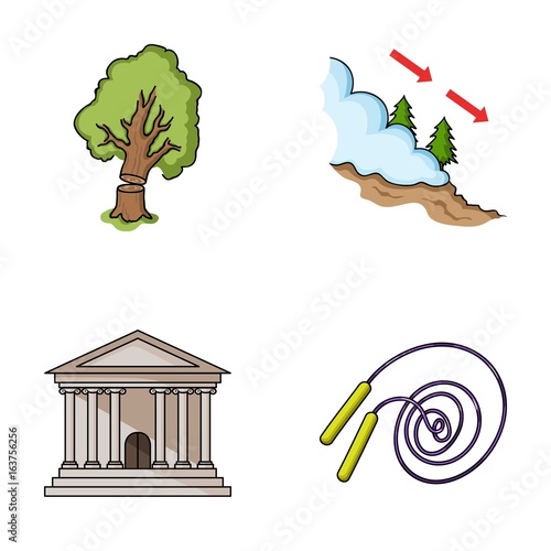 huntsman, finance and other web icon in cartoon style.skiing, fitness icons in set collection.