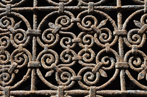 Barrière en fer forgé (Marrakech)