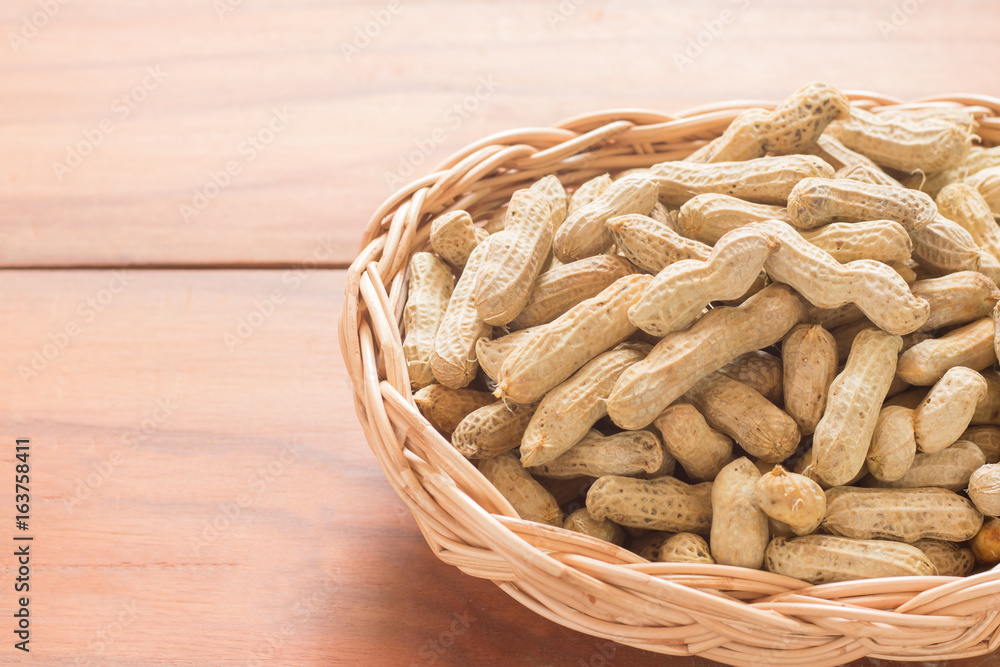 Boiled peanuts with salt,Thai food. Boiled peanuts with salt,Thai food.