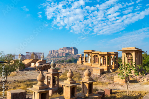 Royal tombs at Jaswant Thada