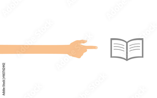Hand zeigt auf - Buch - E-book