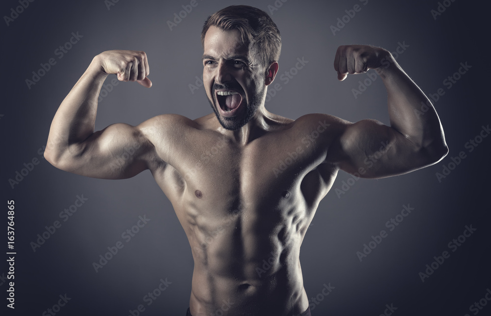 Healthy muscular man