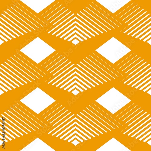 Geometrical seamless pattern, rhombuses, line pyramids