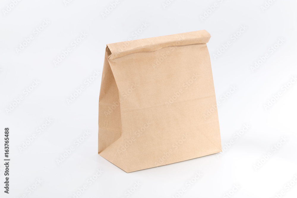 Package for products on white background. fast food Package for products on white background. fast food