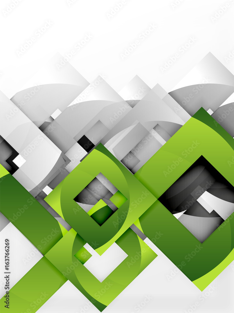 Obraz premium Vector square template background