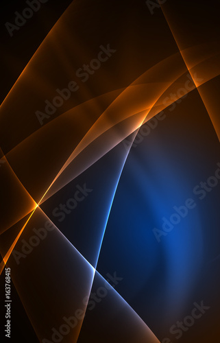 Vector polar lights concept background