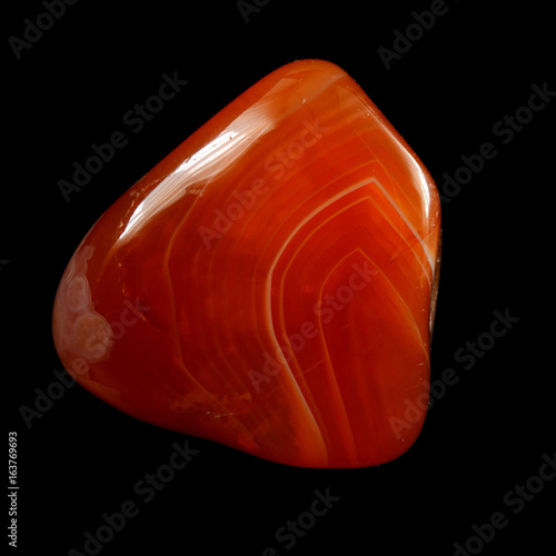 Red chalcedony (carnelian) photo