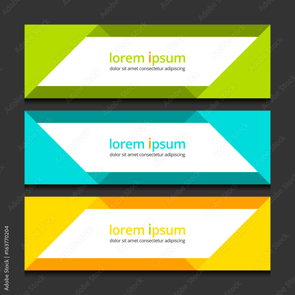 Banner design template background vector. Corporate business banners advertising set. Infographic design elements. Banner design template background vector. Corporate business banners advertising set. Infographic design elements.