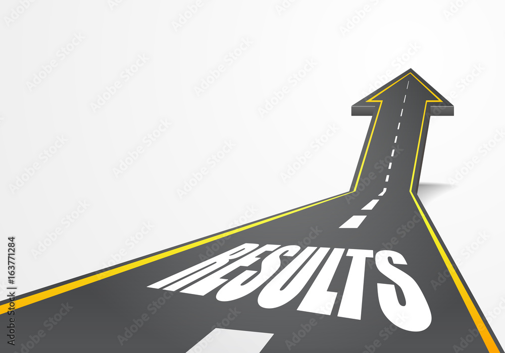Fototapeta premium Road To Results