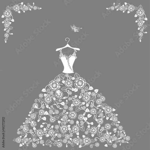 Lace wedding dress