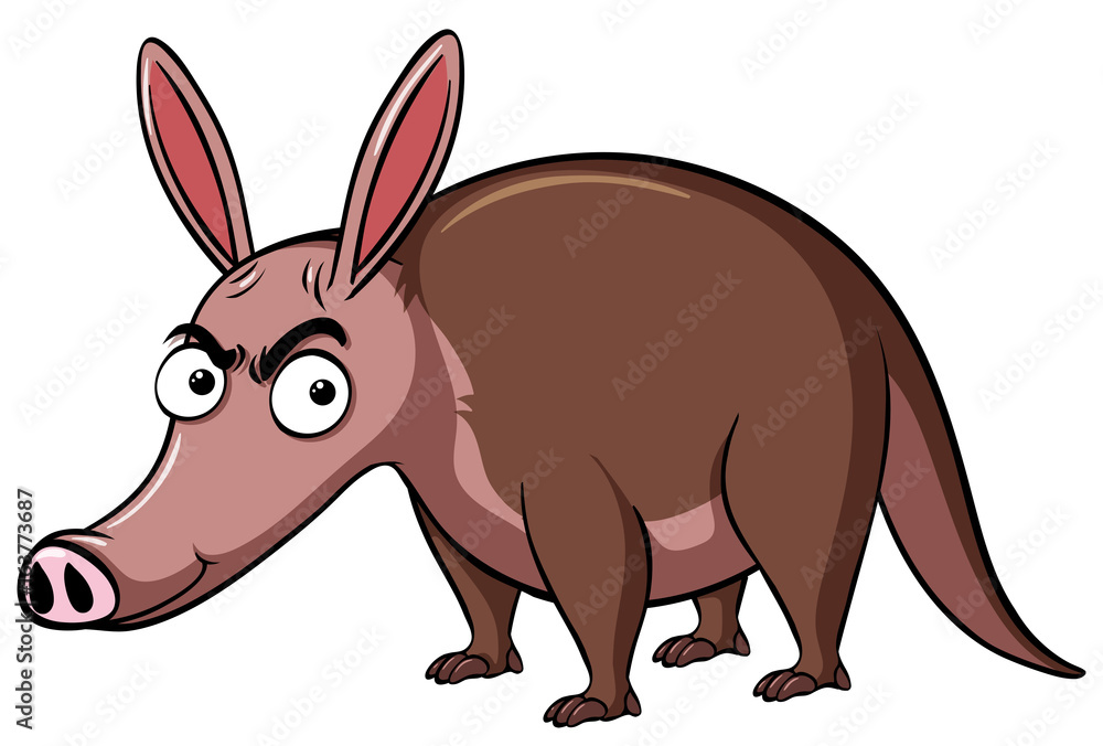 Wild armadillo with brown skin Wild armadillo with brown skin