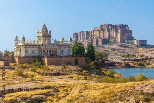 Mehrangarh Fort with Jaswant Thada.