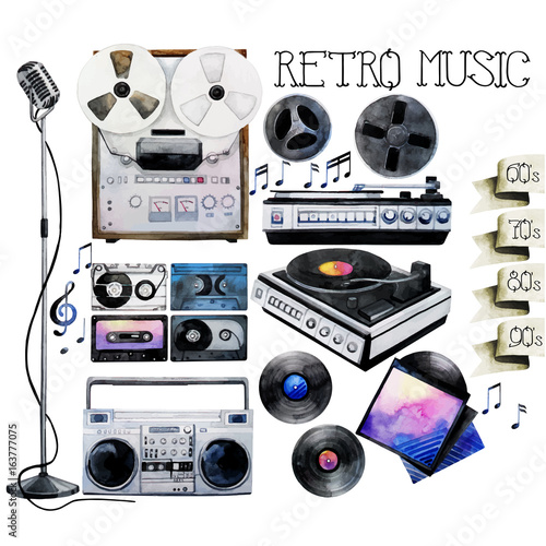 Watercolor musical devices