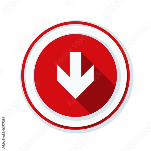 Free Download Down Arrow sign illustration - GFXLoad