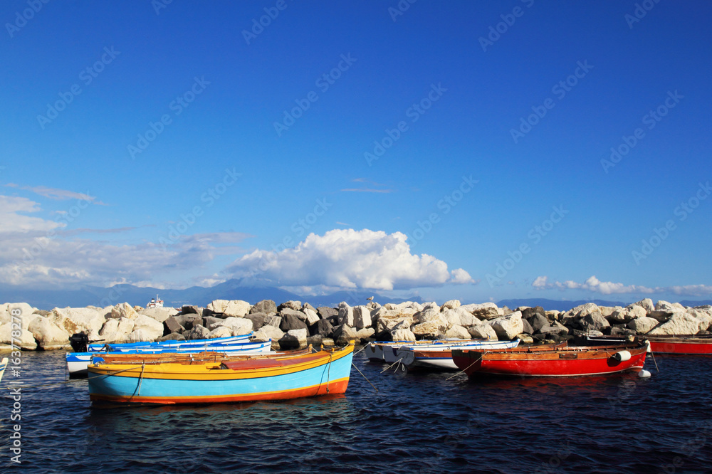 Colorful boats