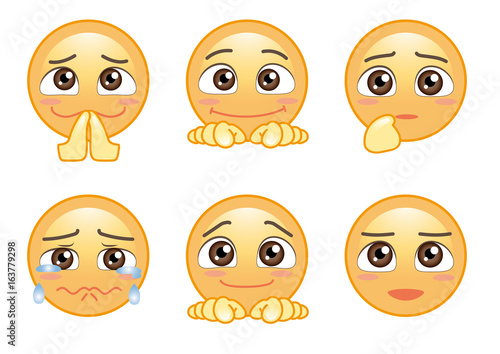 目力の効いた絵文字セット