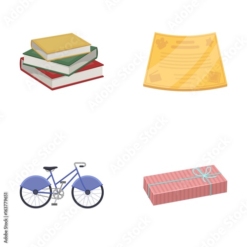 document, power of attorney and other web icon in cartoon style., business, trade, cinematography, icons in set collection.