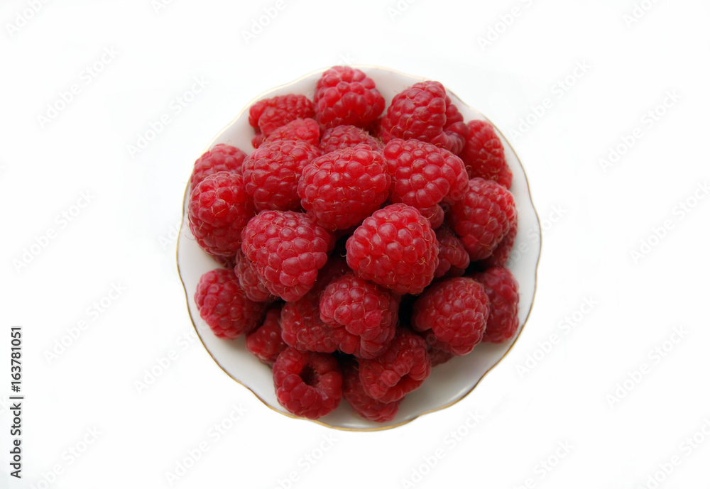 Fresh raspberries