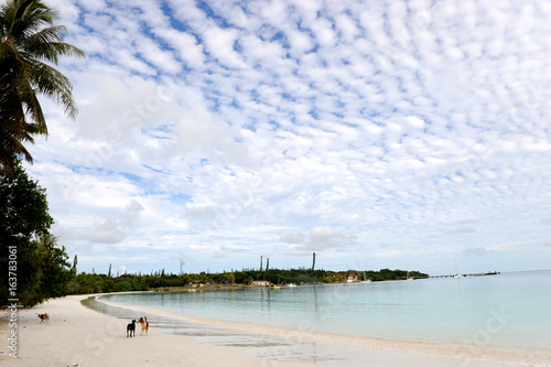 Kanumera Beach on the Isle of Pines in New Caledonia. photo