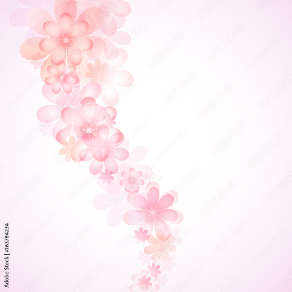 Abstract floral background.