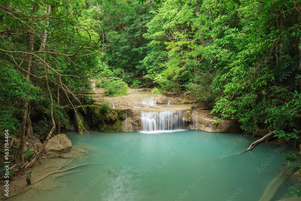 Erawan Waterfall in Kanchanaburi, Thailand Erawan Waterfall in Kanchanaburi, Thailand