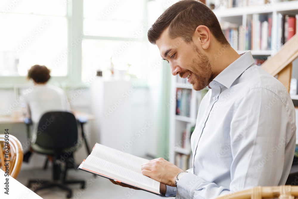 Young man in offfice Young man in offfice