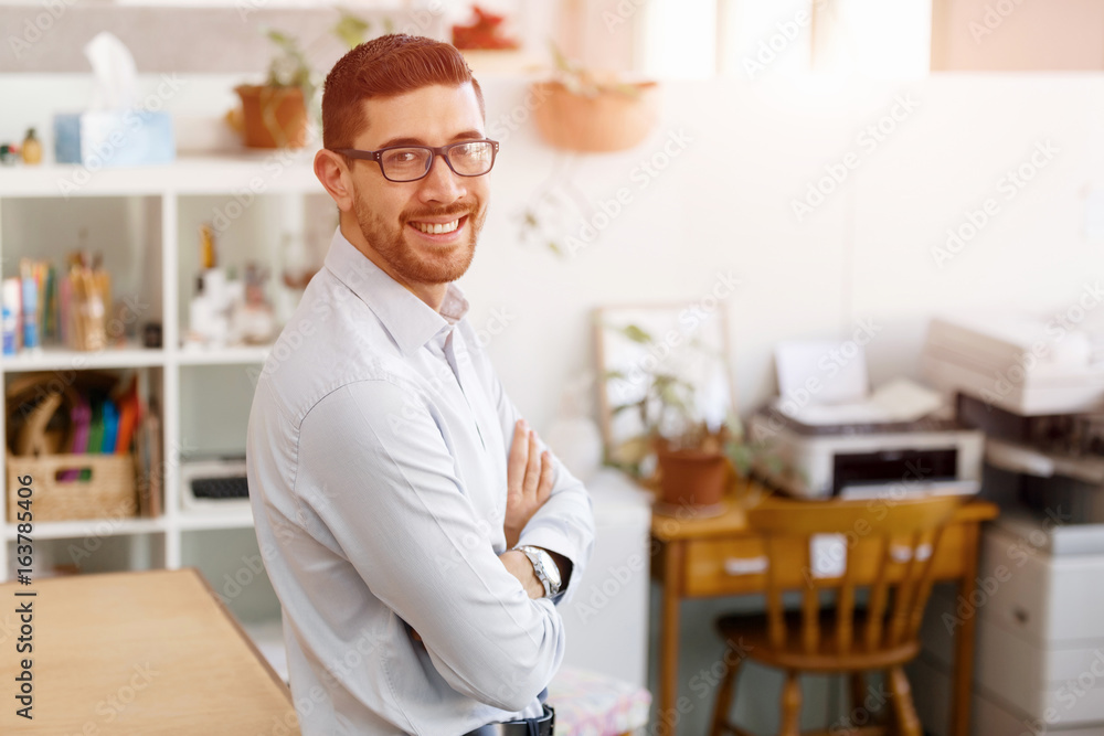 Young man in offfice Young man in offfice
