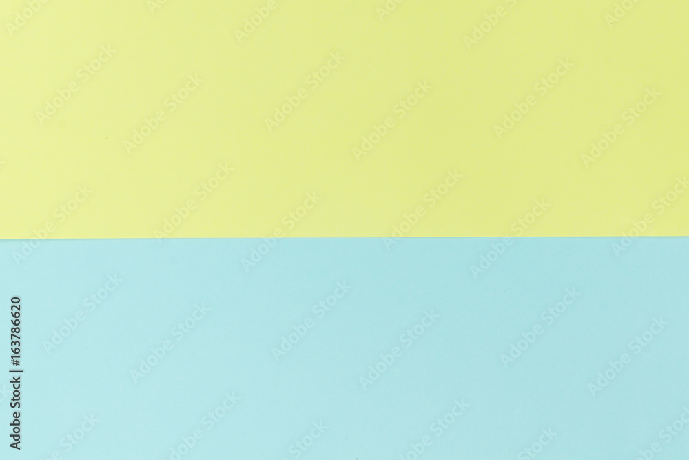 Yellow and light blue paper pastel tone Yellow and light blue paper pastel tone