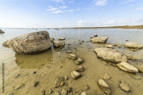 Shallow stony waters of the Matsalu Bay