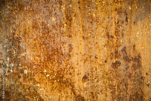 Rust texture on metal rusted surface