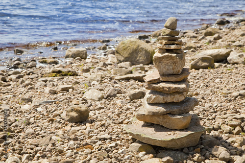 Canvas Print Pile Of Stones