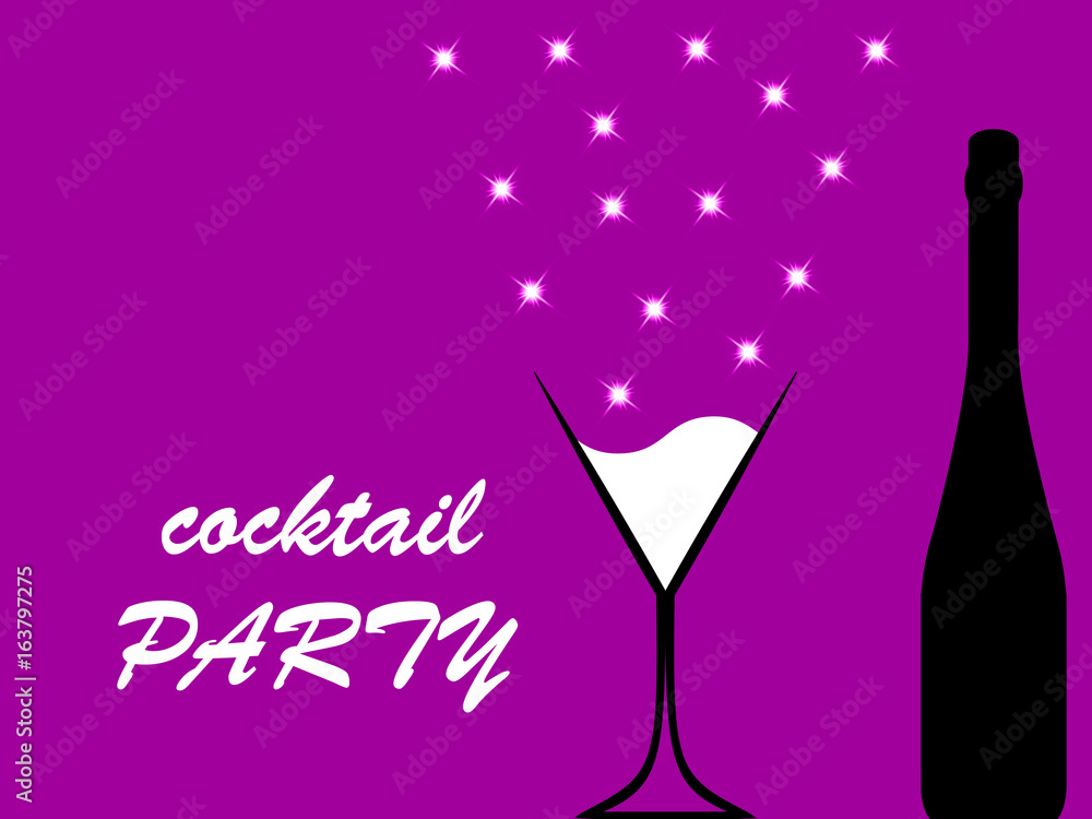 Cocktail party vector Cocktail party vector