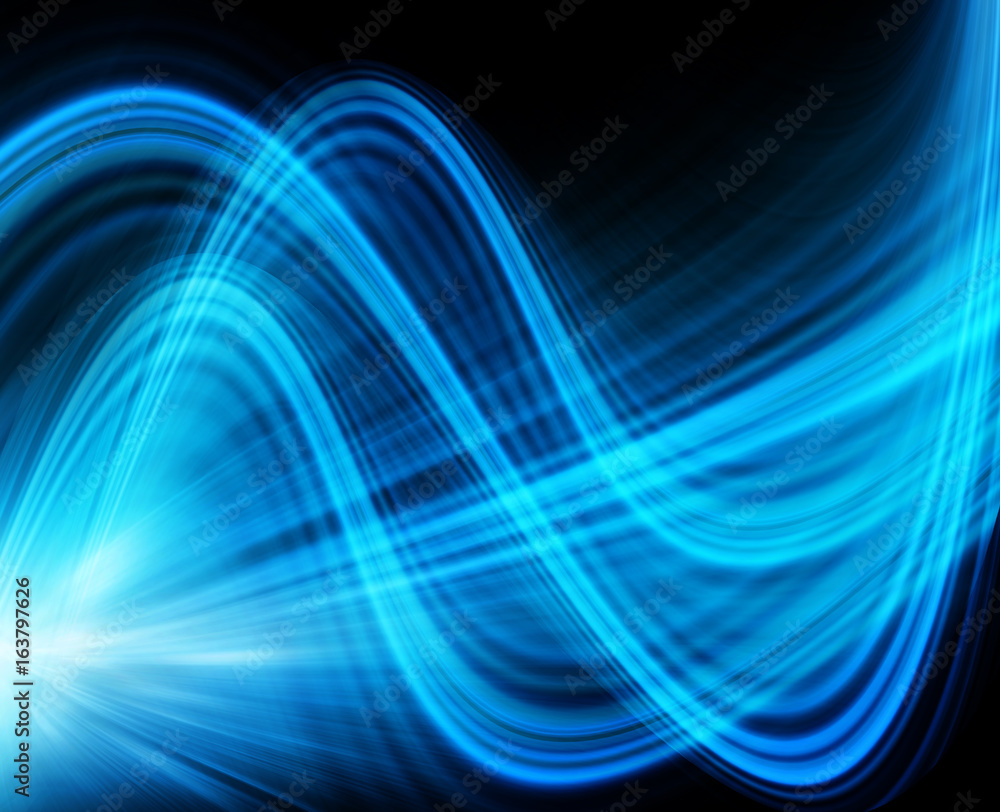 Fototapeta premium Abstract blue background