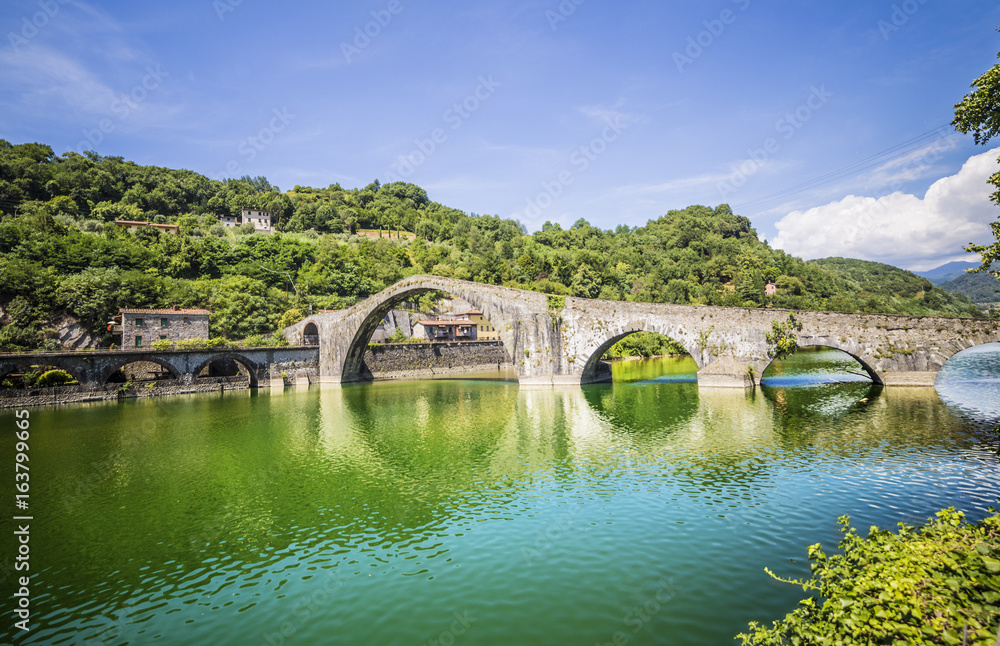 Borgo a Mozzano bridge, Italy