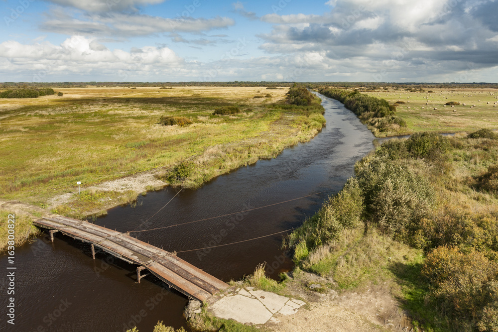 A typical Estonian lowland river in the Matsalu National Park  (river Tuudi)