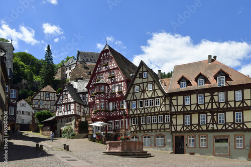 Mittelalterlicher Marktplatz Miltenberg am Main