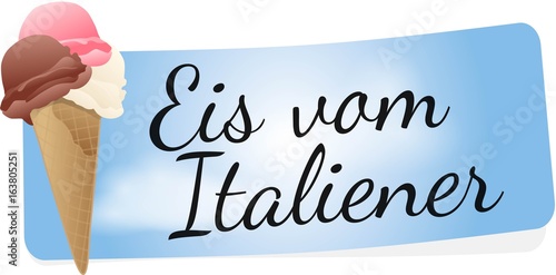 Eis vom Italiener
