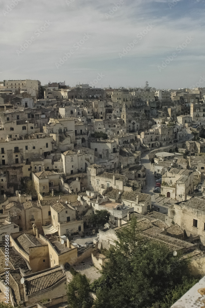 The beautiful old town of Matera
