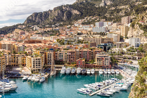 Fototapeta Naklejka Na Ścianę i Meble -  Monaco Fontvieille cityscape