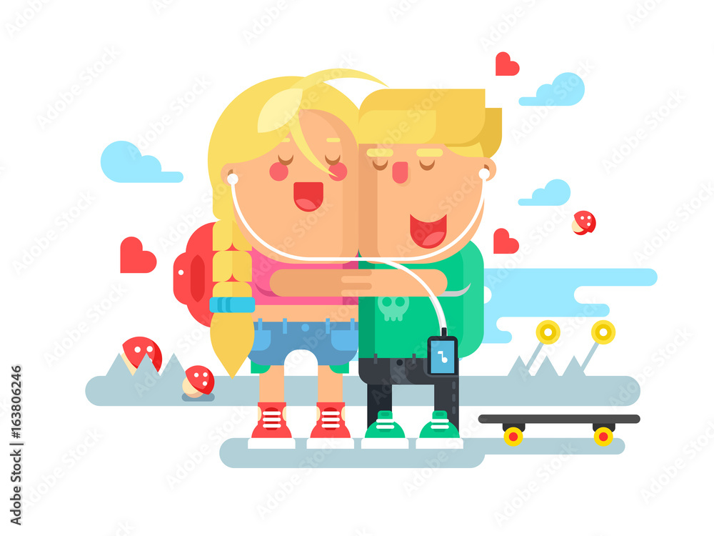 Empathy boy and girl