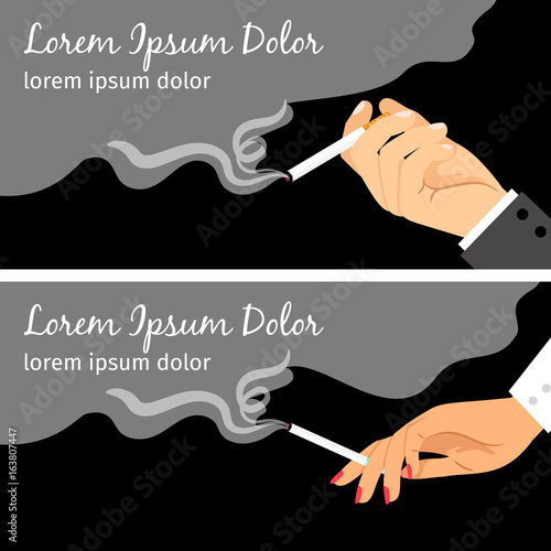 No smoking banners