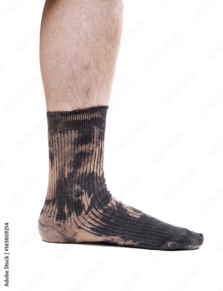 Socks on the white background Socks on the white background